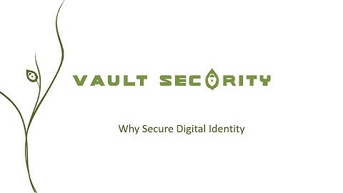 Why Secure Digital Identity ?
