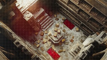 D&D | The Fractured Archive Part 2 Grid | Animated Battle Maps
