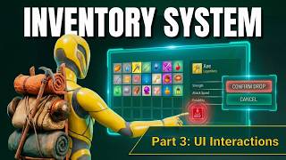 Build a Scalable Inventory System | Part 3: UI Interactions (Drop item) | Unreal Engine 5 Tutorial