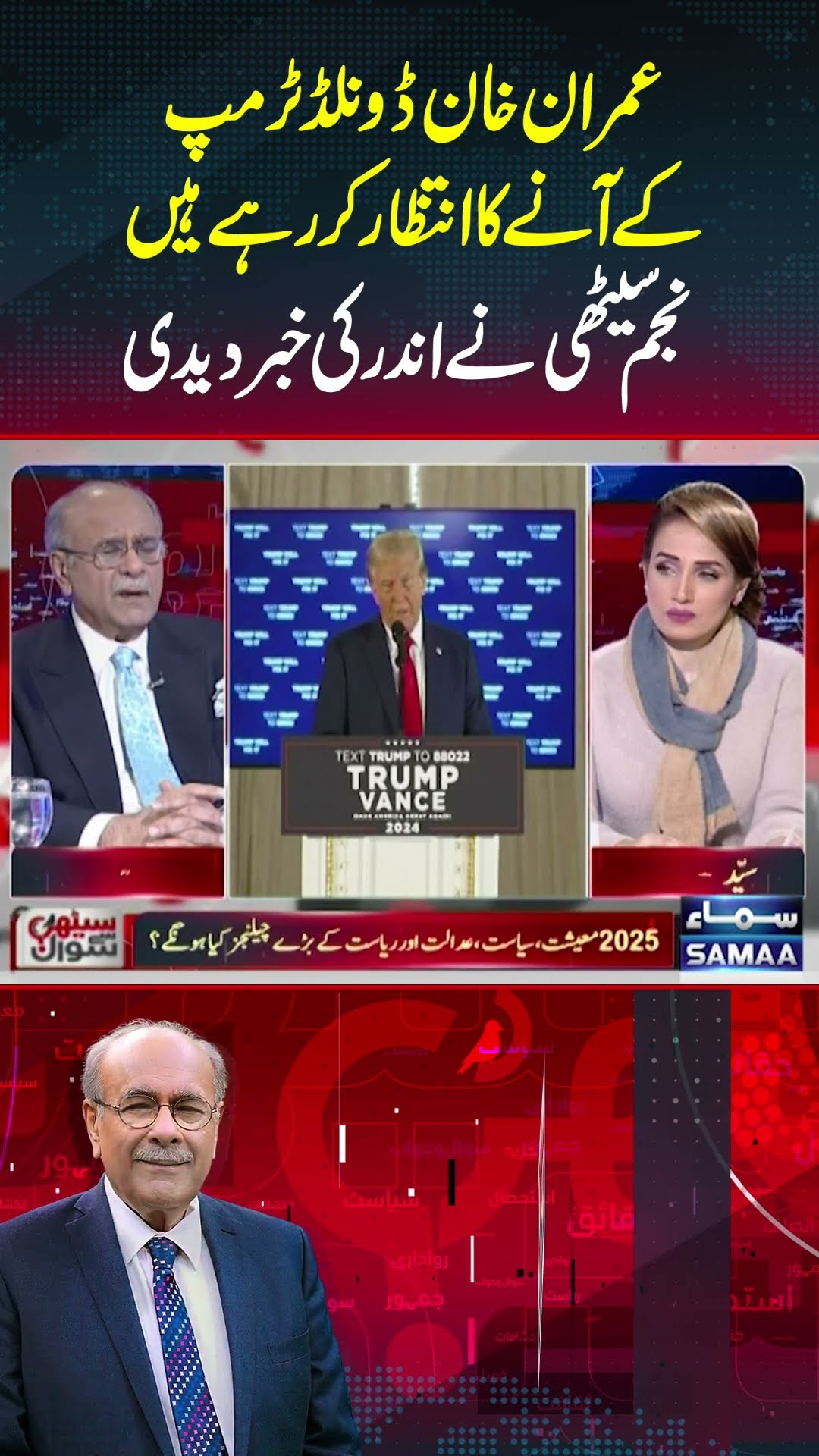 Imran Khan Donald Trump Ke Aane Ka Entizaar Kar Rahe Hein | SAMAA TV