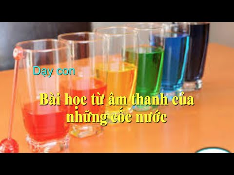 Bài học từ âm thanh của những cốc nước