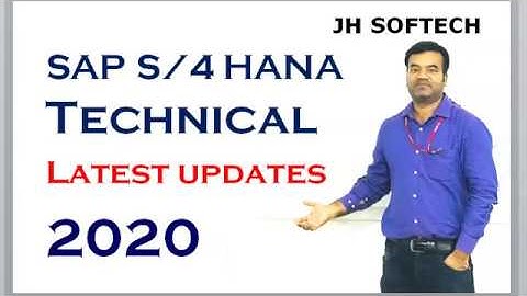 SAP Tech Latest Updates 2020