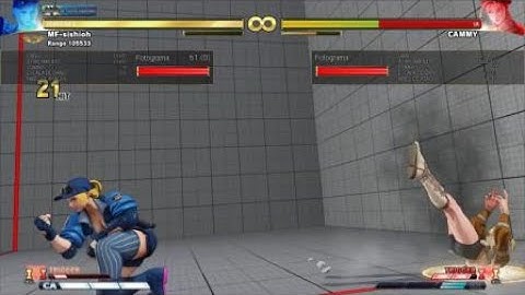 STREET FIGHTER V Lucia 21 hit combo(477 damage)