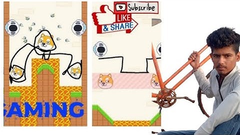 Doge Rescue Game - Draw To Save: Gameplay Walkth (iOS,Android) Part 8 - Gymer viral please SUBSCRIBE