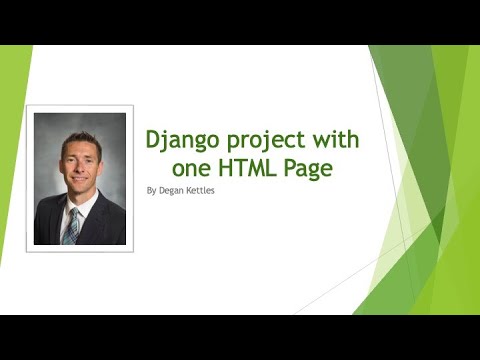 Django 1: Making a Python/Django Website with a single Template/HTML ...