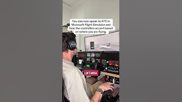 Speaking to ATC in Microsoft Flight Simulator and hearing the controllers accent based on the region