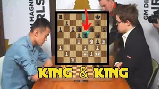 Ding Liren vs  Magnus Carlsen • Game Rapid 8