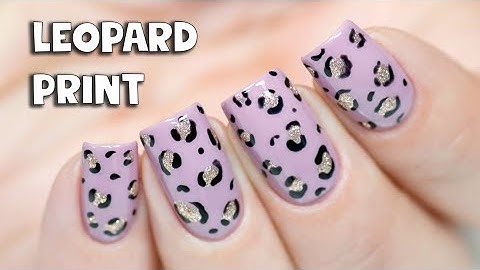 NAIL ART FOR BEGINNERS - Simple Leopard Print