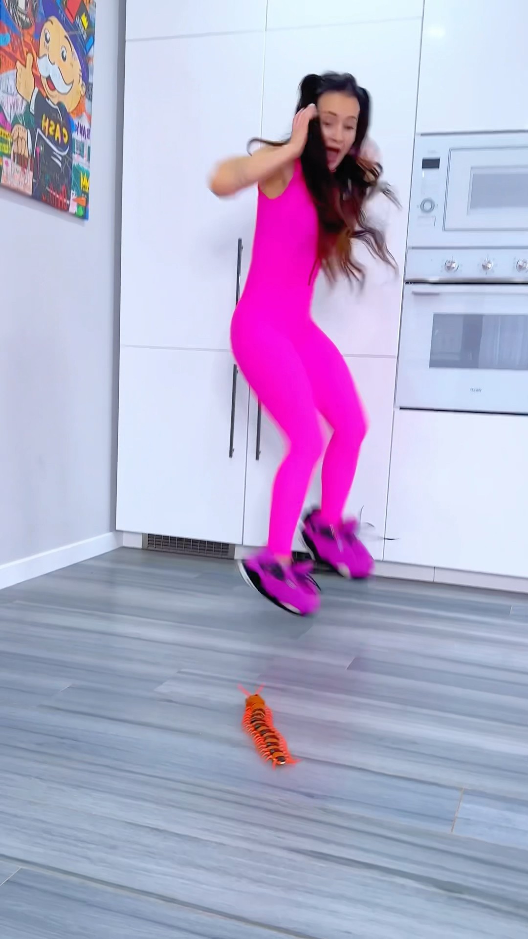 Centipede Prank #katebrush #shorts #tiktok