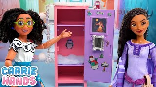 Christmas DIY Locker Decoration By Disney Encanto Mirabel &amp; Disney Wish Asha | Fun Videos For Kids