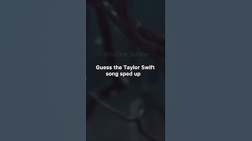 Guess the Taylor Swift song sped up (Part 1) #taylorswift #taylorswiftsongs