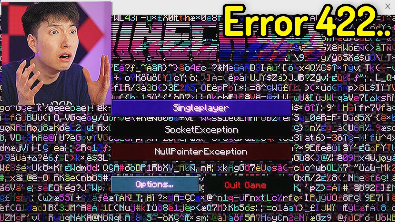 Testing A Haunted Version Of Minecraft.. (Error 422)