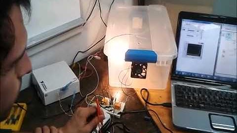 Sensor de Temperatura   lm35 conectado a DAQ 6009 USB