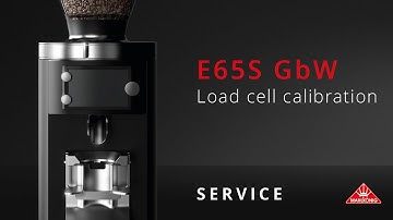 Mahlkönig E65S GbW | Load cell calibration