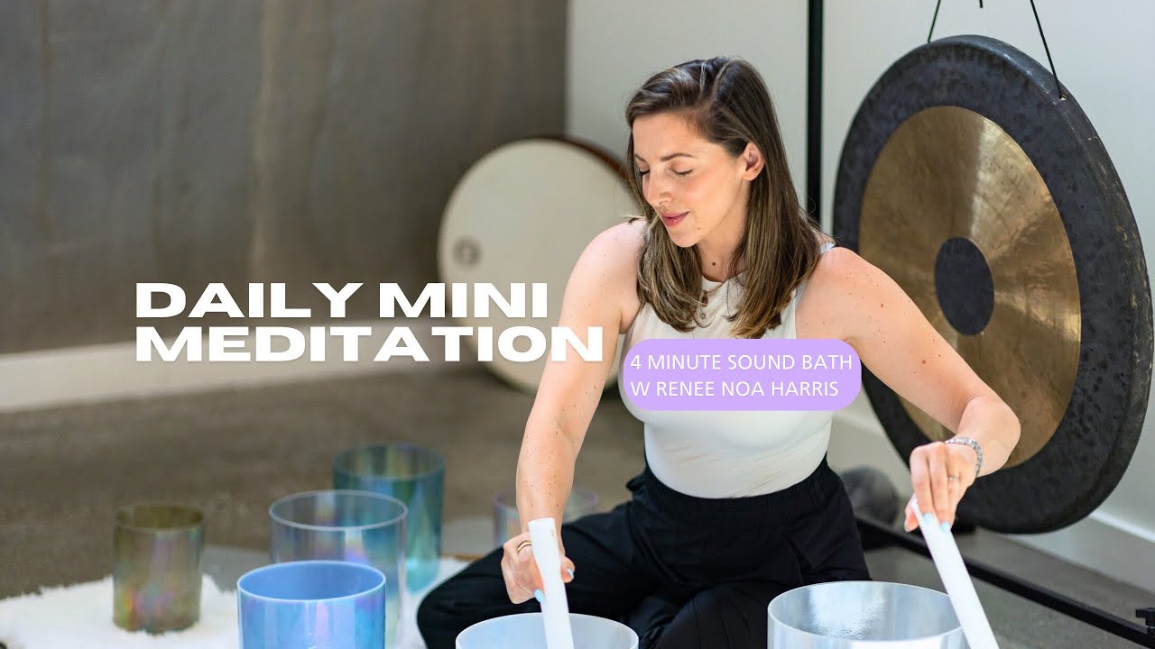 Mini Meditation Daily Mini Meditation - Quick Sound Bath - Feeling Stressed? Take a ...