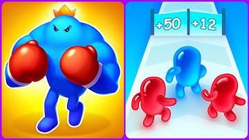 Punchy Race Vs Join Blob Clash 3d 💪👑🏃‍♂️👊👤🧟‍♂️ Max All Levels Android iOS Gameplay Ep 48