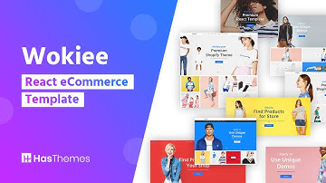 Wokiee React eCommerce Template | Best React eCommerce template 2023