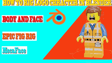 QUICK WAY TO RIG LEGO CHARACTER IN BLENDER FREE TOOLS