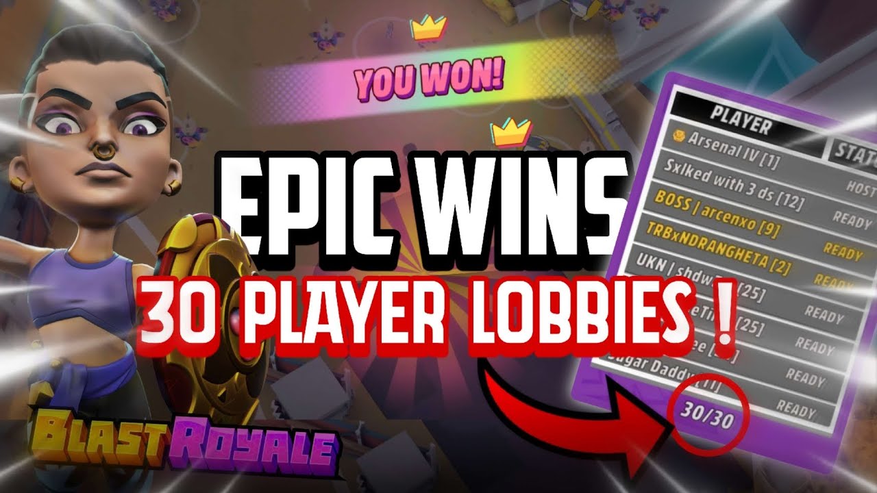 EPIC WINS in FULL lobbies | Blast Royale - YouTube