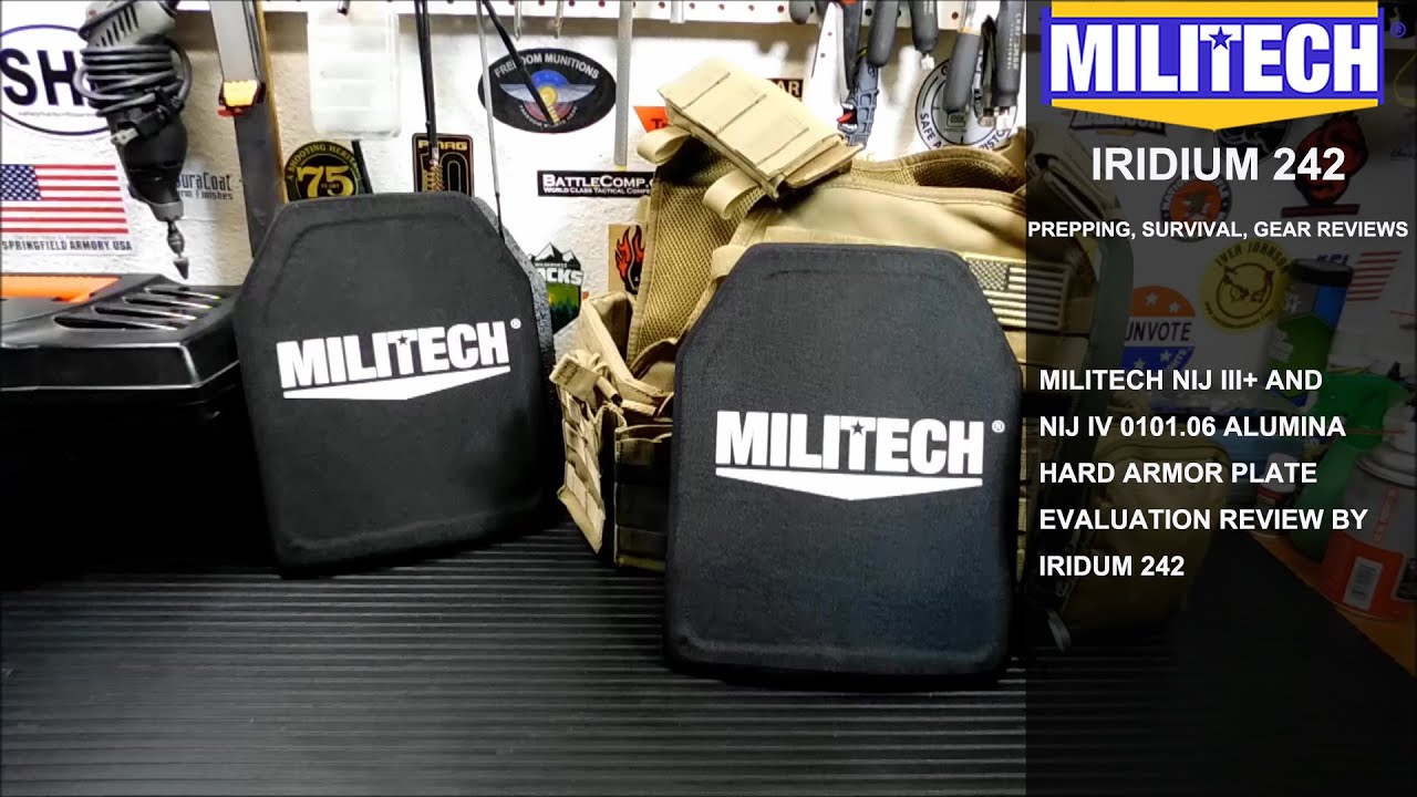 MILITECH® NIJ III+ 0101.06 / RF2 0101.07 Alumina & PE Side