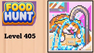 Famous Food hunt pixel puzzle level 405 solution and walkthrough for gameplay  Wealth