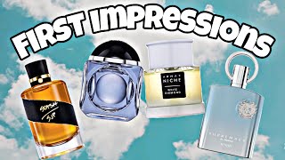 FIRST IMPRESSIONS | SJP Stash | Armaf Niche White Diamond | Afnan Supremacy in Heaven | Century Blue