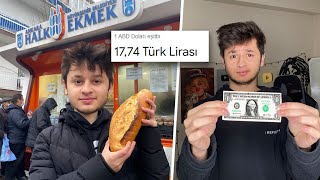 Türki̇yede 1 Dolar İle Bi̇r Gün Geçi̇rmek