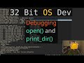 Debugging Open() & Print Dir | 32 Bit OS Dev (in C)