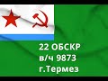 22 ОБСКР В/ч 9873. Термез. Корабли и катера