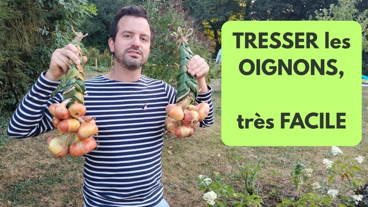Comment TRESSER les oignons à L'ANCIENNE