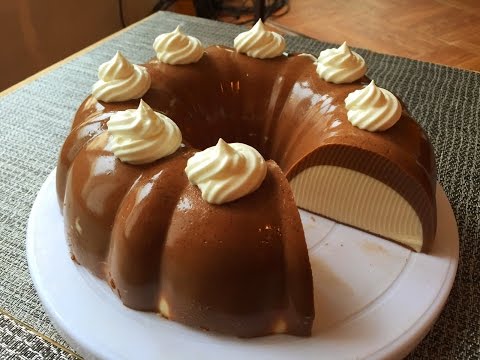 Gelatina de CHOCOLATE ABUELITA con relleno de queso philadelphia- Jenny Salas