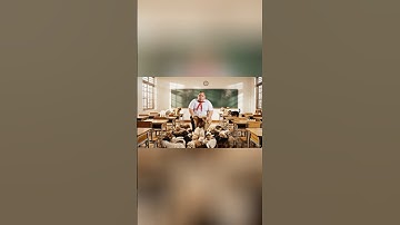 Hùng Trọc đem 1000 con chó con vào lớp và cái kết #capybara #shorts