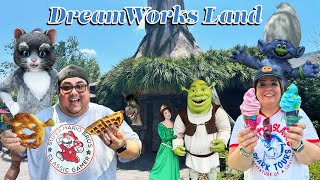 NEW DreamWorks Land At Universal Orlando | Food, Entertainment, Merch, Trollercoaster and More!