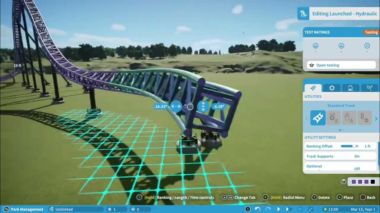 building THE WORLDS BEST LAUNCH COASTER in coaster! 