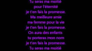 La Promesse marc antoine ( avec paroles ) chords