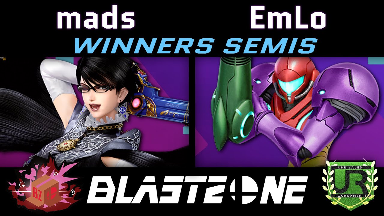 mads (Bayonetta) vs EmLo (Samus) Blast Zone 110 WINNERS SEMIS