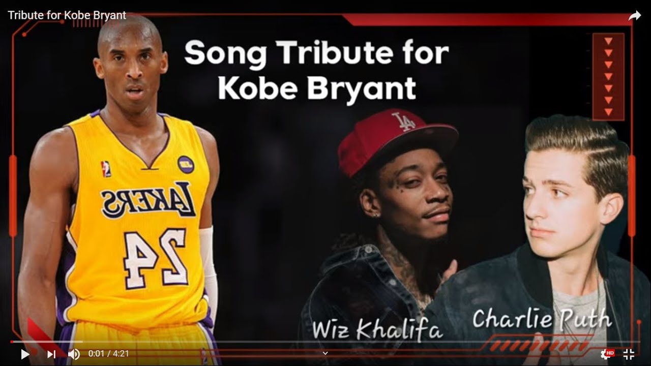 Tribute for Kobe Bryant - YouTube