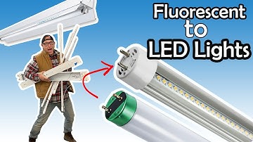 How To Convert Fluorescent Lights into LED Lights /// 3 easy ways / Parmida LED