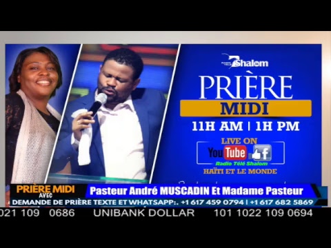 prière-midi-minuit-avec-pasteur-andré-muscadin-et-madame-pasteur-|25-janvier-2019|-share,-subscribe|