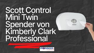 Toilettenpapier-Spender Scott Control Mini Twin Spender Prodinger Verpackung Ag