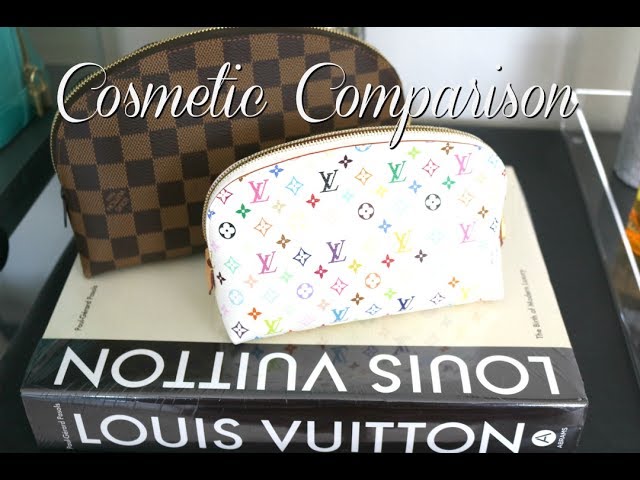 Louis Vuitton GM VS. PM Cosmetic Pouch/ Wear & Tear/What Fits?/ Worth it? 