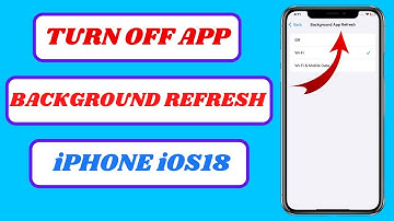 How to Turn OFF Background App Refresh on iPhone iOS 18 (Save Battery & Data!)