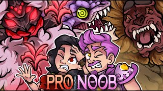 CHAMELEOS CAT ATTACK - Pro and Noob VS Monster Hunter Wilds! (New Weapon Event)