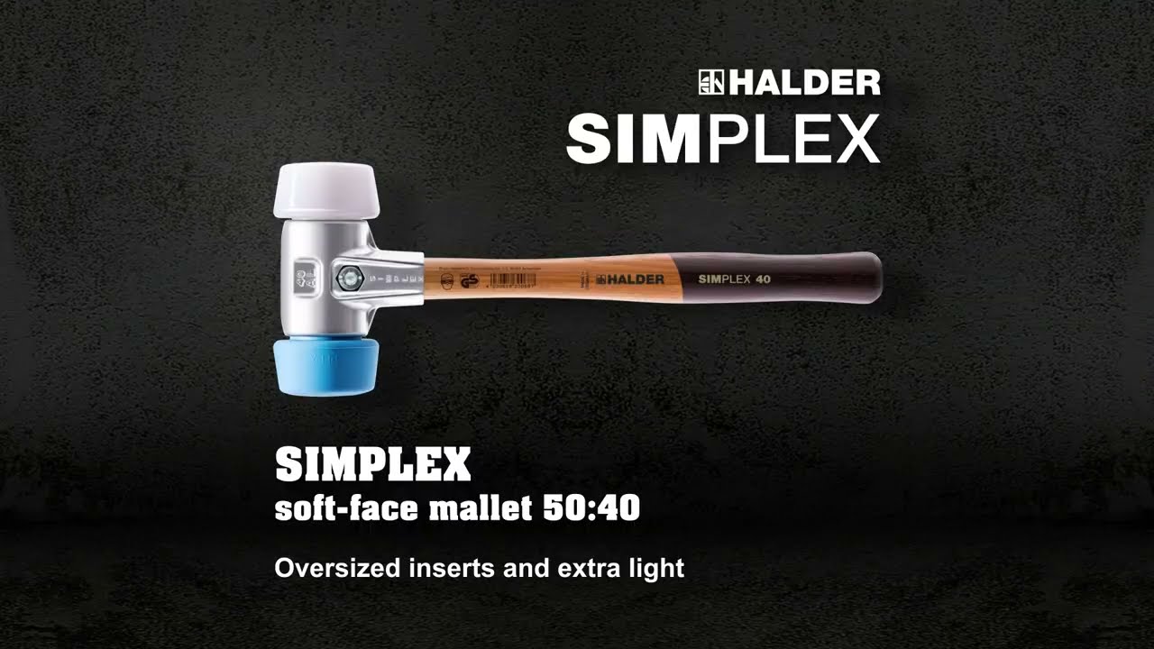 Halder SIMPLEX soft-face mallet 