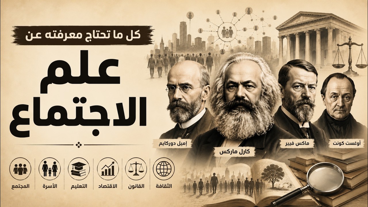 علم الاجتماع من الصفر | كل ما تحتاج معرفته لفهم المجتمع