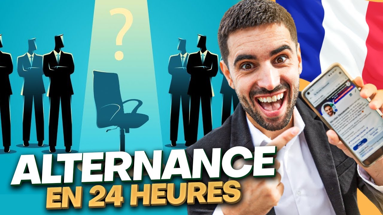 COMMENT TROUVER UNE ALTERNANCE EN URGENCE EN FRANCE, EN MOINS D'UNE SEMAINE (secrets et astuces)