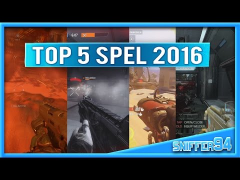 TOP 5 SPEL 2016!!!