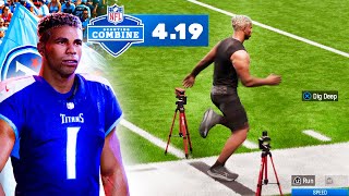 I Created The Fastest QB In Superstar Mode! - Madden 24 Combine