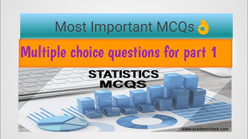 mcqs on statistics class 11 | important mcqs statistics part 1 | multiple question about statistics
