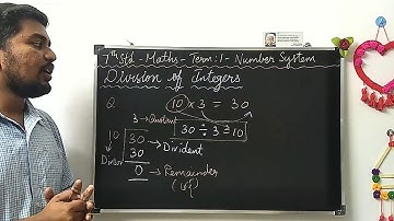 7th standard Maths - 1st Term - Division of Integers - Example 1.25 - Number System - Division Basic